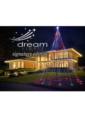 Service First Dream Flagpole Christmas Tree Lights